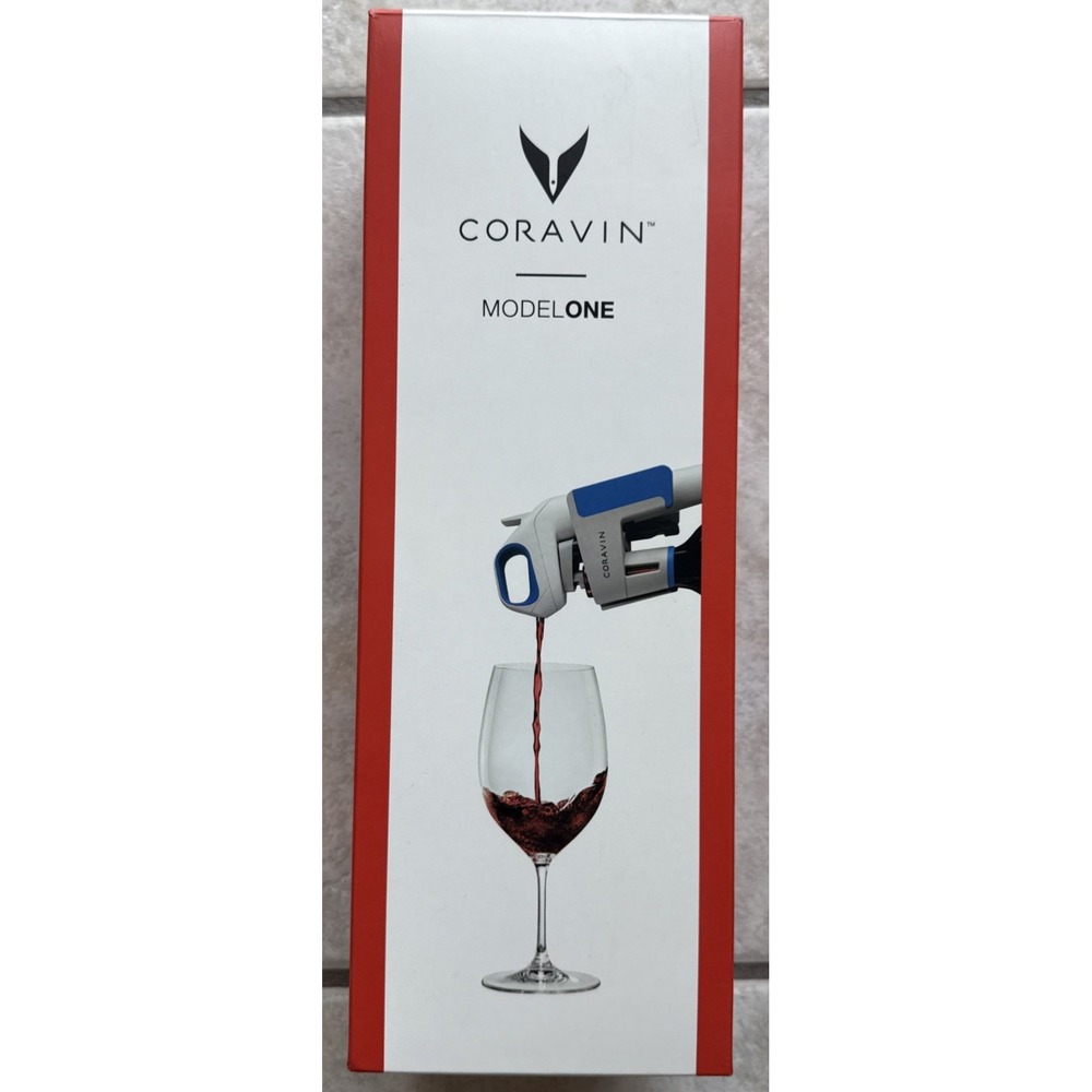Coravin Wine Pourer & Preservation System - Model One - Blue Gray New/Sealed